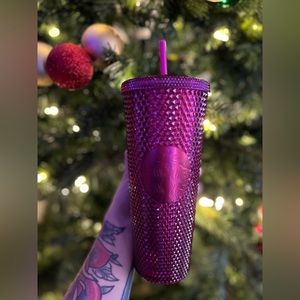STARBUCKS VENTI BERRY BLING DIAMOND STUDDED TUMBLER ✨💜